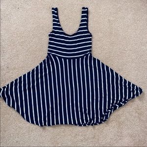 EUC Striped Skater Dress